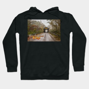 Harrington Covered Bridge Erie County Pennsylvania Hoodie